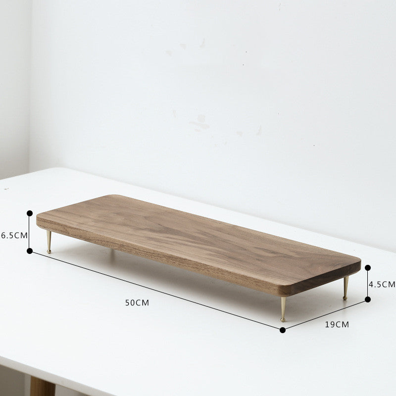 Walnut Desk Organizer | Office Shelf Storage System