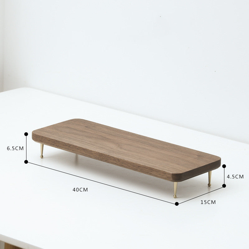 Walnut Desk Organizer | Office Shelf Storage System