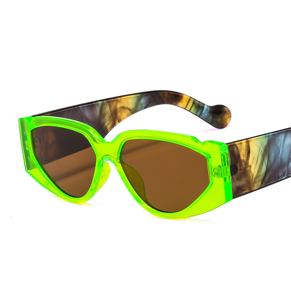 Trendige Unisex Sonnenbrille bunt – Moderne Fashion Brille