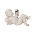 Solar Garden Figurine with Firefly Glass – Cute Decorative Statue