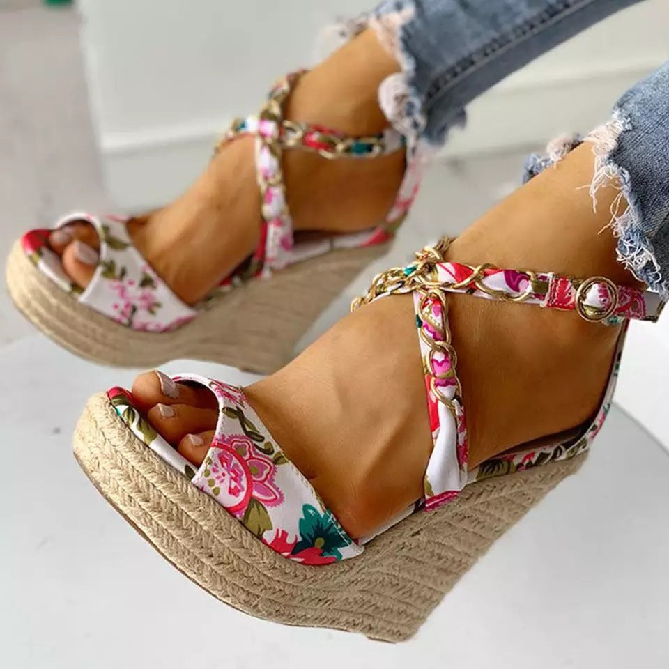 Women's Wedge Sandals Plus Sizes | Summer Platform Sandals