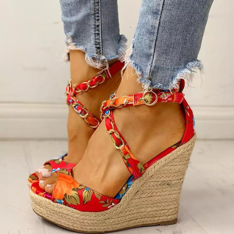 Women's Wedge Sandals Plus Sizes | Summer Platform Sandals