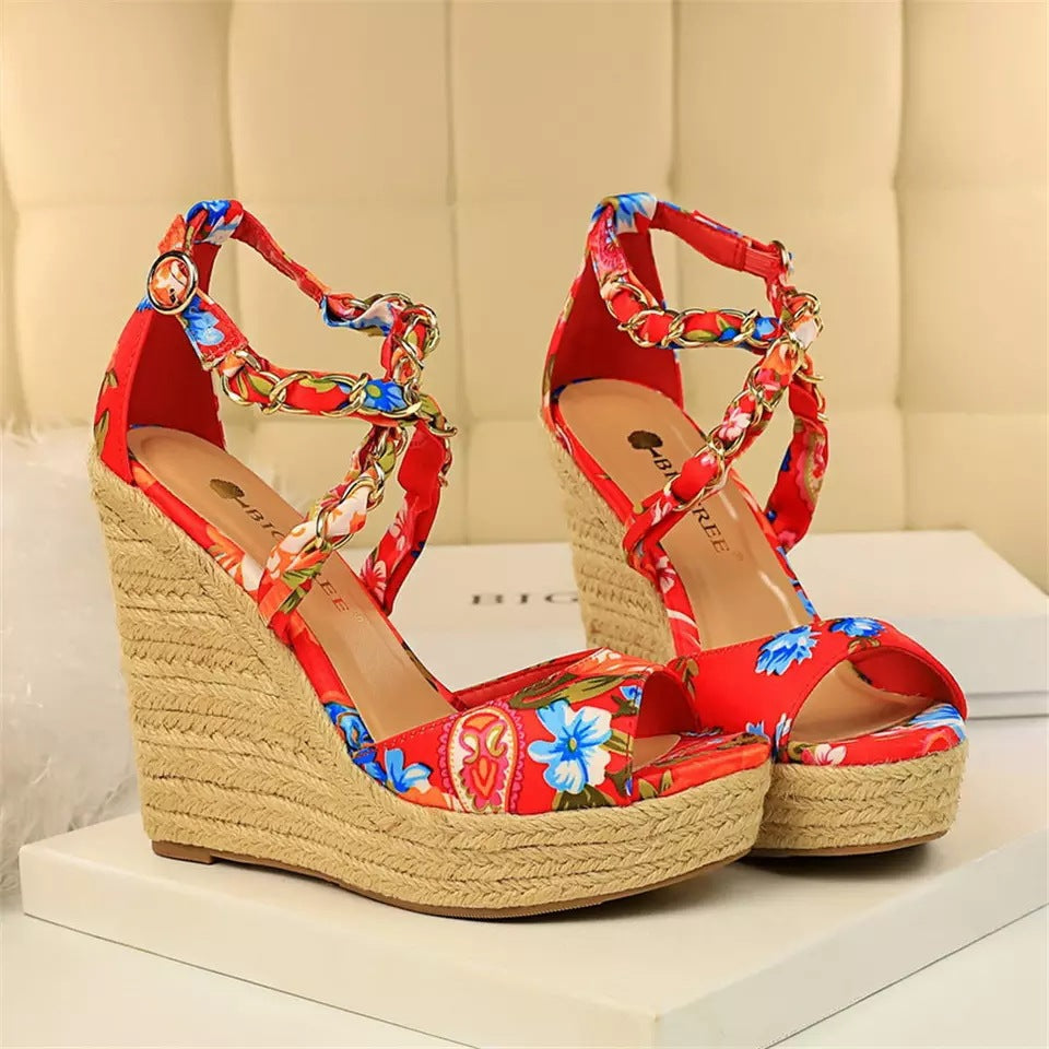 Women's Wedge Sandals Plus Sizes | Summer Platform Sandals