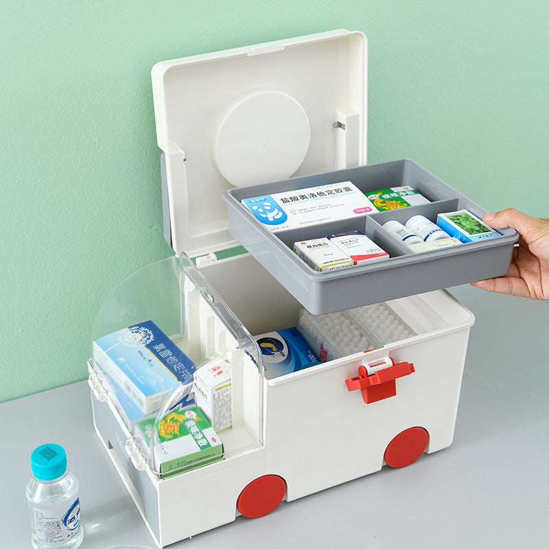 First Aid Box Family | Medicine Organizer Emergency Home