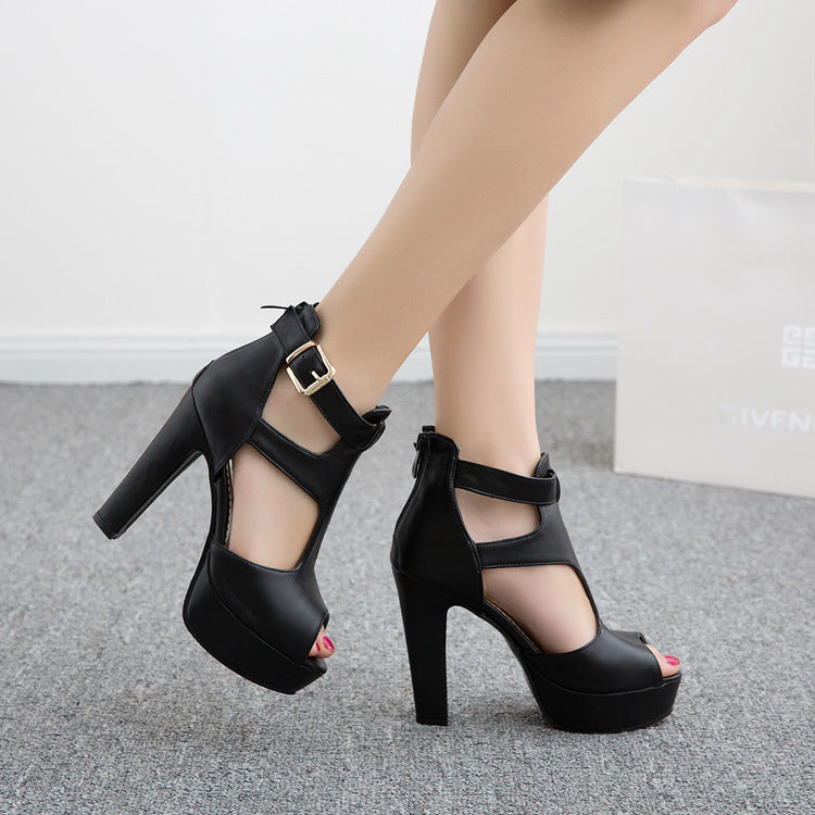 Women's Roman Sandals High Heels | Sexy Club Party Elegant Shoes