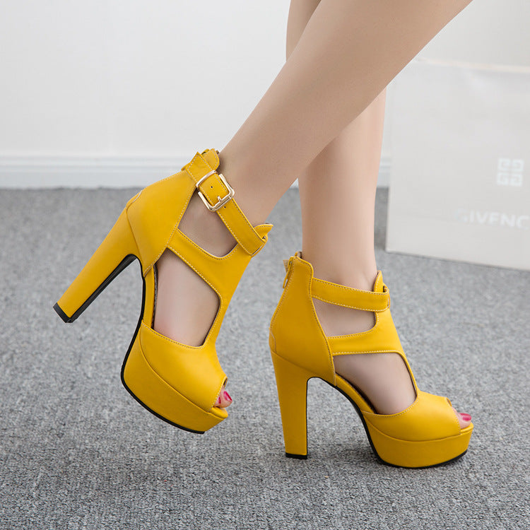 Women's Roman Sandals High Heels | Sexy Club Party Elegant Shoes