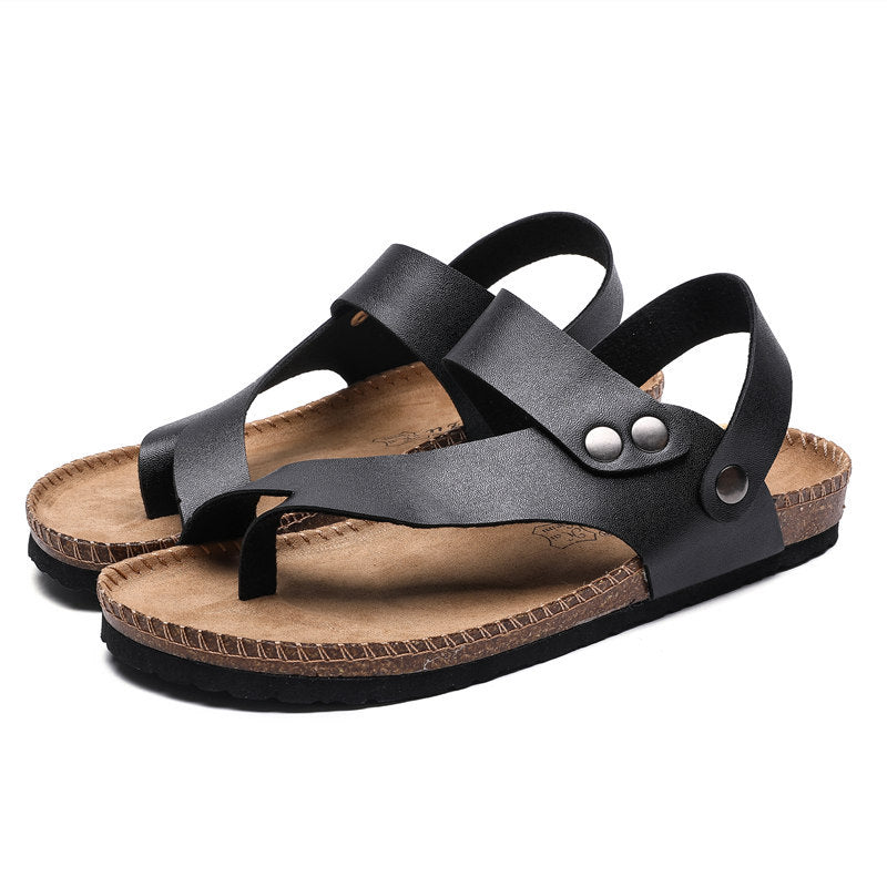 Men's Cork Flip Flops | Lightweight & Summer Beach Slippers