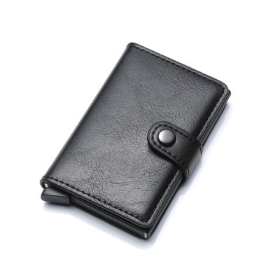 RFID Men's Wallet | Aluminum | Anti-theft Leather Wallet