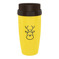 Isolier Trinkbecher To Go – Auslaufsicherer Reise Tumbler mit Strohhalm