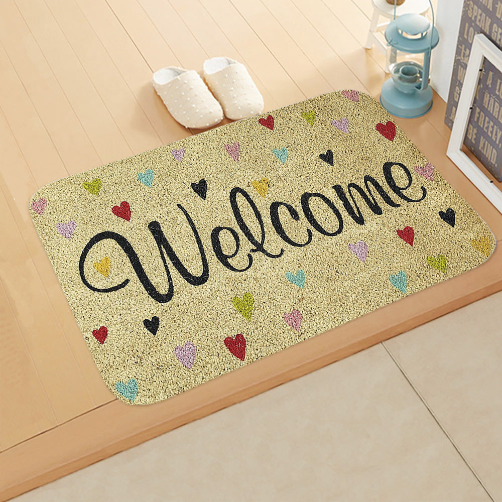 Welcome Doormat | Non-Slip Dirt Trapper Entrance Mat