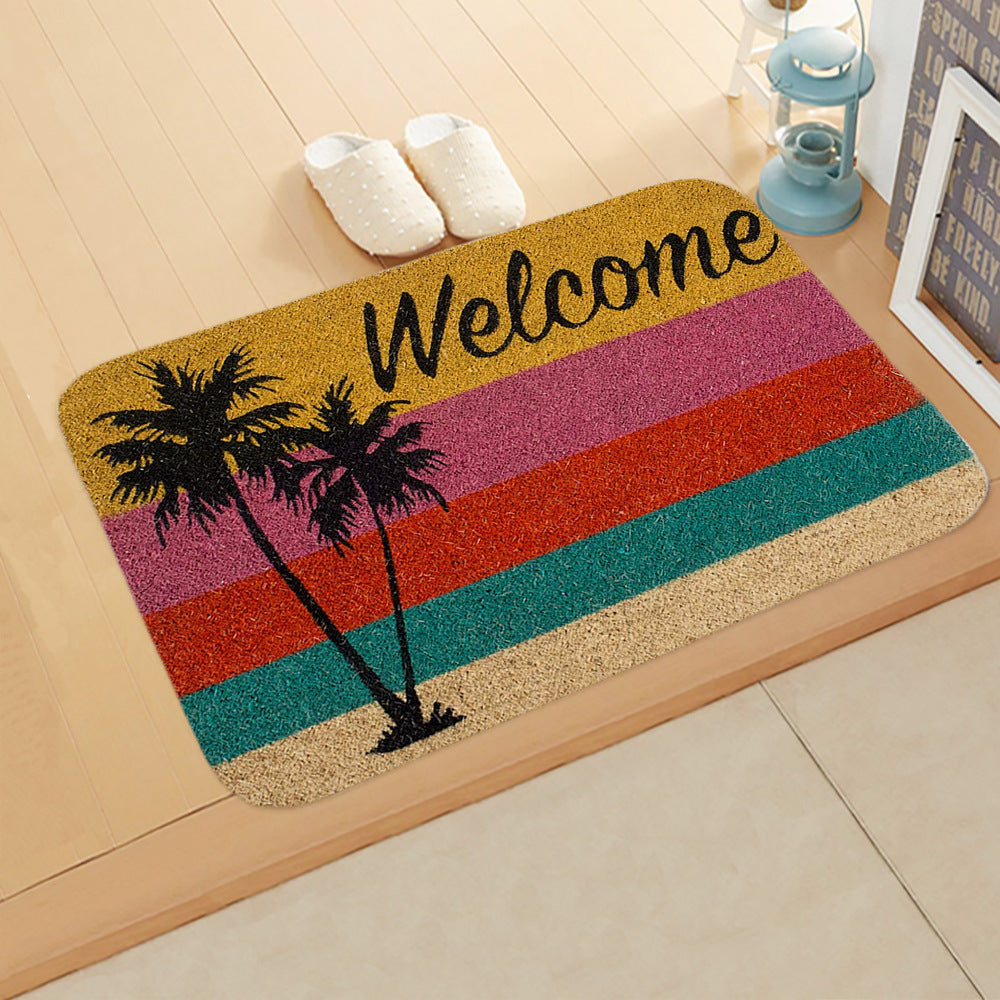 Welcome Doormat | Non-Slip Dirt Trapper Entrance Mat