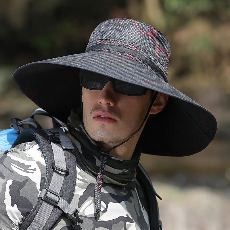 Men's Camouflage Sun Hat | UV Protection Outdoor Fishing Hiking