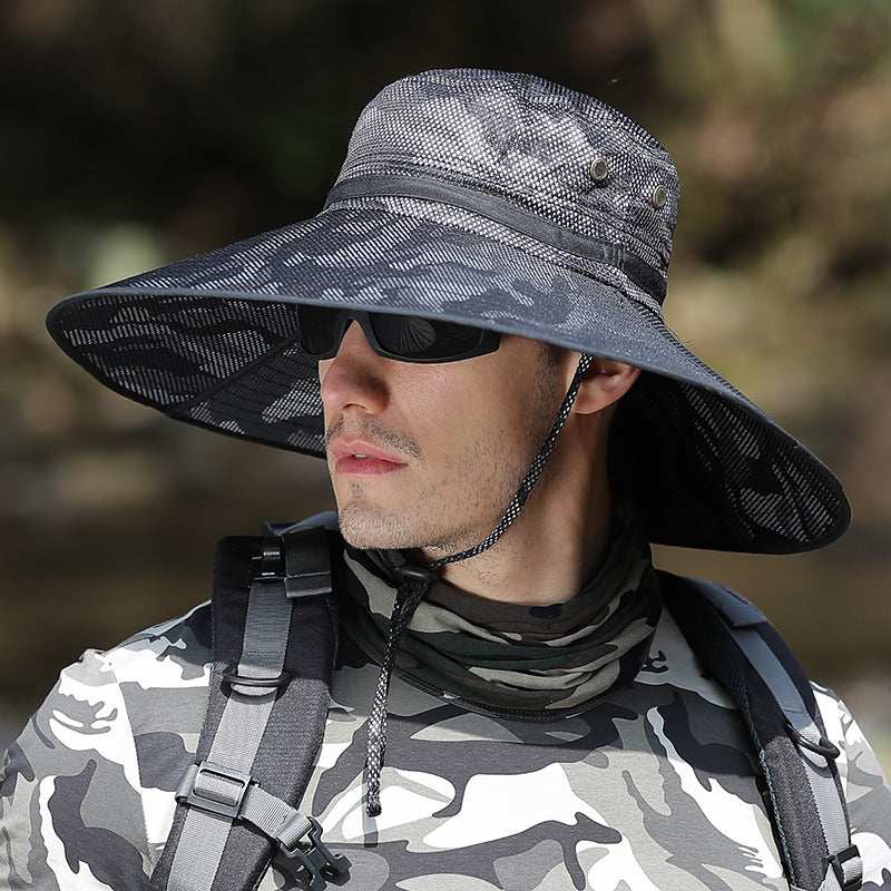 Men's Camouflage Sun Hat | UV Protection Outdoor Fishing Hiking