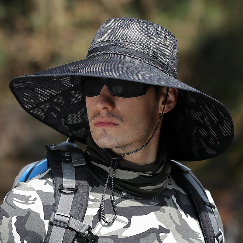 Men's Camouflage Sun Hat | UV Protection Outdoor Fishing Hiking
