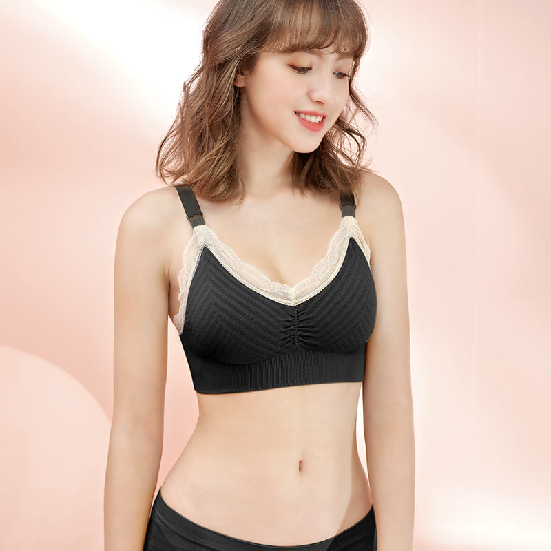 Maternity Nursing Bra for Women | Seamless Push-Up Nursing Bra