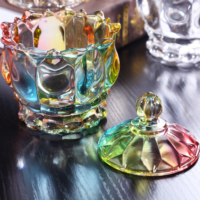 Kristallglas Zuckerdose | Luxus Candy Box | Deko Aufbewahrung