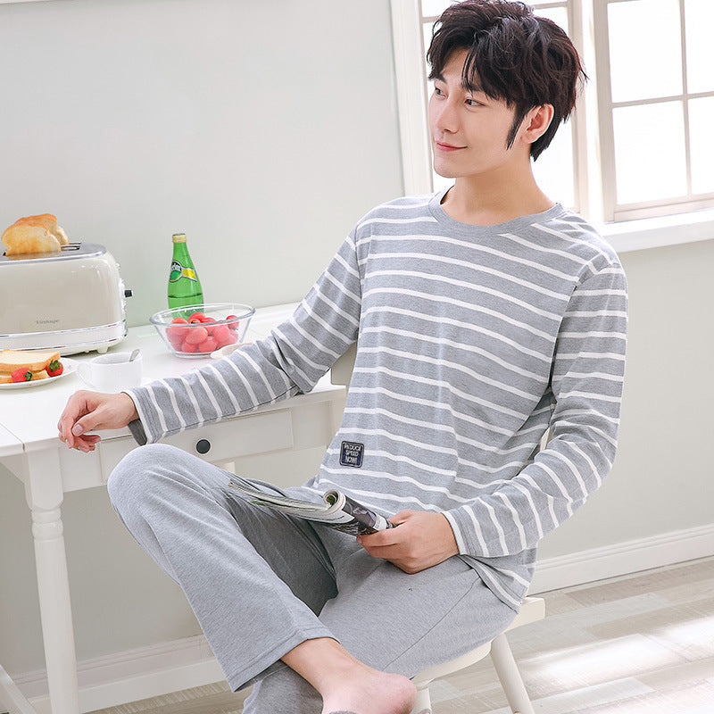 Herren Komfort Pyjama Set Locker | Casual Homewear Nachtwäsche
