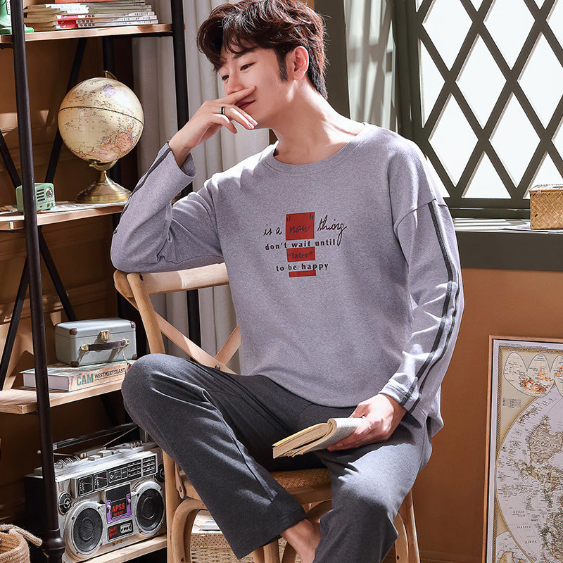 Herren Komfort Pyjama Set Locker | Casual Homewear Nachtwäsche