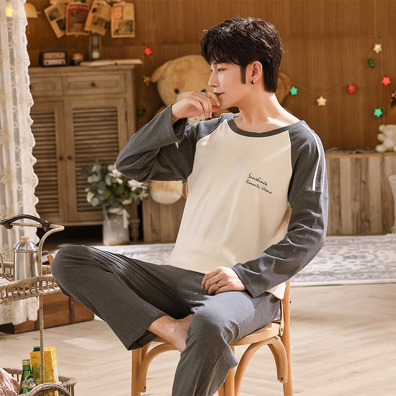 Herren Komfort Pyjama Set Locker | Casual Homewear Nachtwäsche