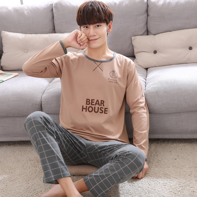 Herren Komfort Pyjama Set Locker | Casual Homewear Nachtwäsche