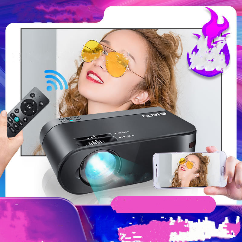 Kabelloser WLAN Mini Beamer – Tragbarer Smartphone Projektor HD