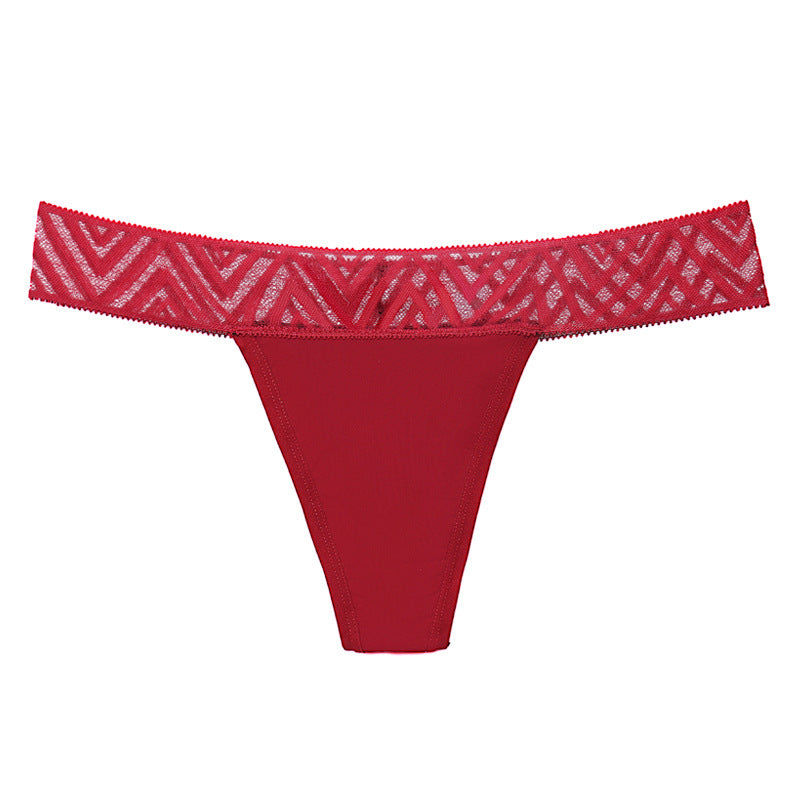 Sexy Lace Thong for Women | Seamless Cotton Underwear