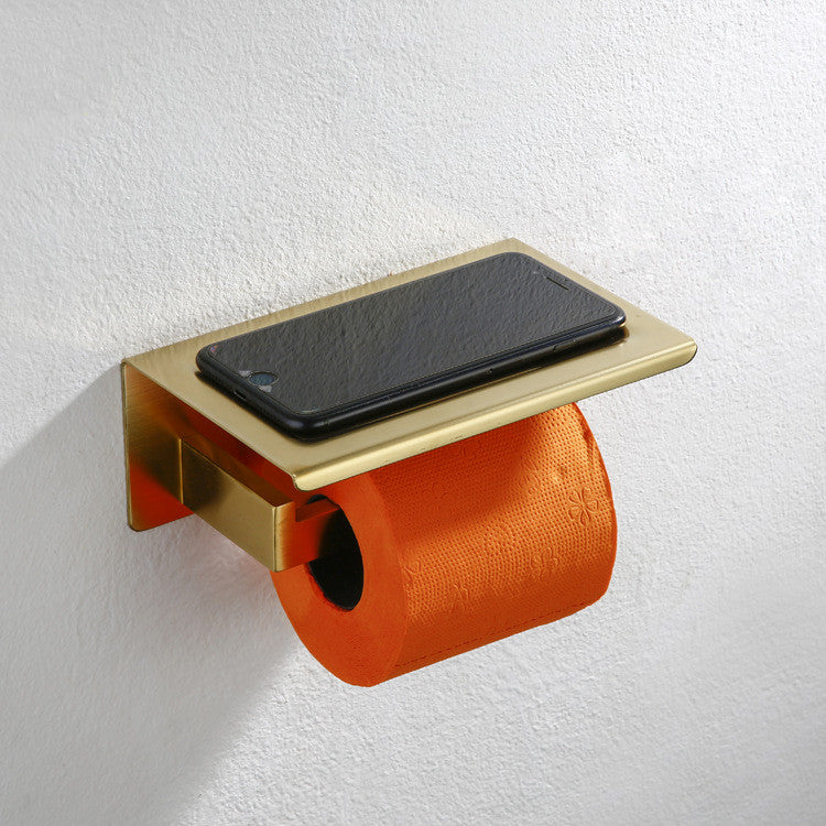 Towel Holder Gold | Stainless Steel Set | Elegant Wall Bathroom Accessories