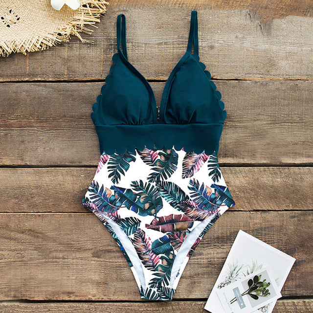 Women's Plus Size Swimsuit - Elegant Shaping One-Piece