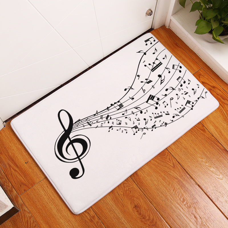 Piano Doormat Flannel | Absorbent Non-Slip Kitchen Mat