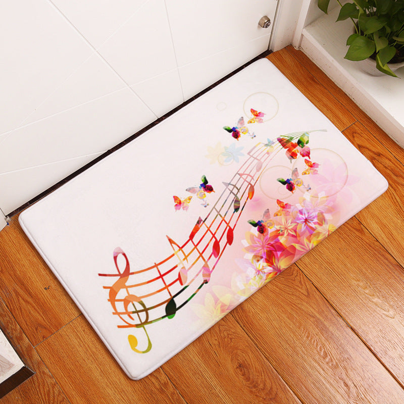 Piano Doormat Flannel | Absorbent Non-Slip Kitchen Mat