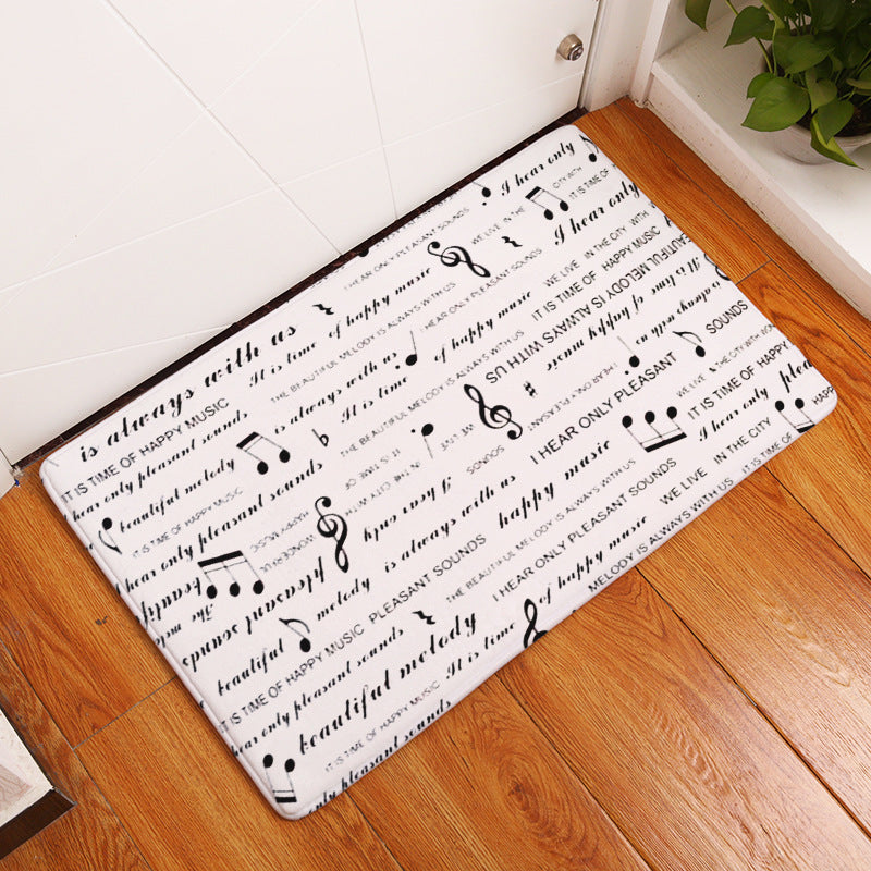 Piano Doormat Flannel | Absorbent Non-Slip Kitchen Mat