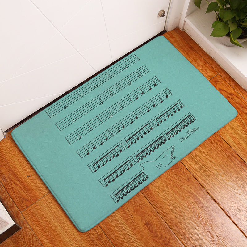 Piano Doormat Flannel | Absorbent Non-Slip Kitchen Mat
