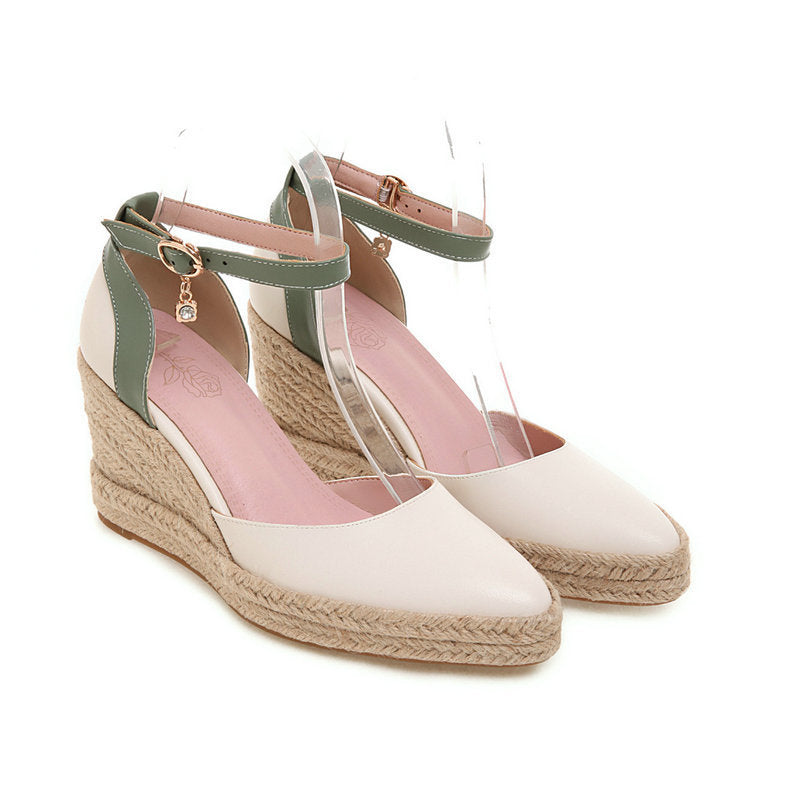 Women's Espadrille Wedge Heels | D'Orsay Pumps Summer Shoes