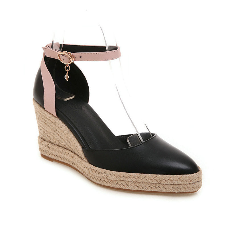 Women's Espadrille Wedge Heels | D'Orsay Pumps Summer Shoes