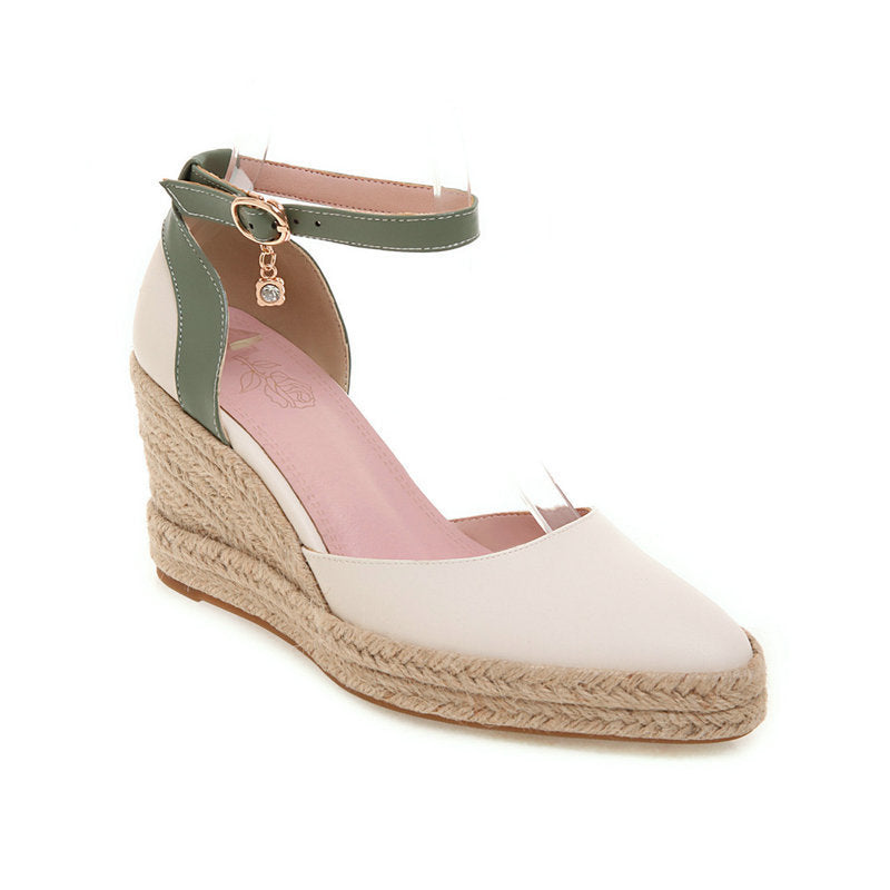 Women's Espadrille Wedge Heels | D'Orsay Pumps Summer Shoes