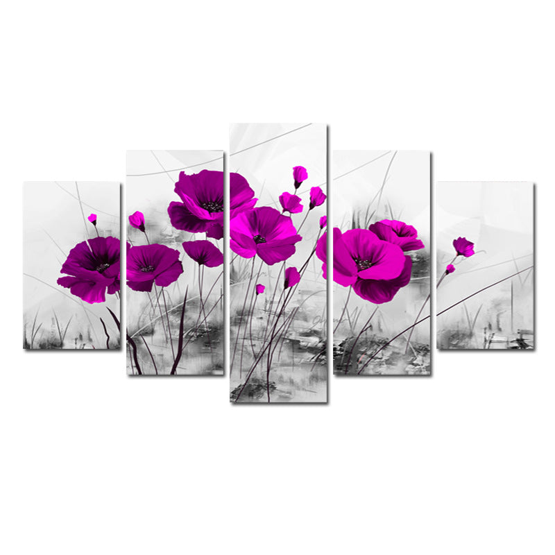 5-Piece Canvas Pictures | Modern Wall Decor Mosaic Art Home