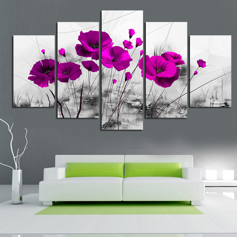 5-Piece Canvas Pictures | Modern Wall Decor Mosaic Art Home