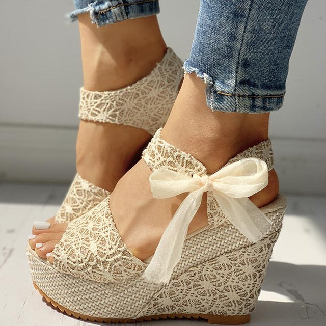 Women's Wedge Sandals Platform | Summer High Heels Elegant Shoes