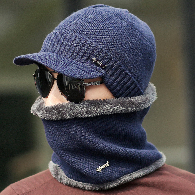 Men's Knitted Beanie Winter | Warm Ear Protection Comfortable