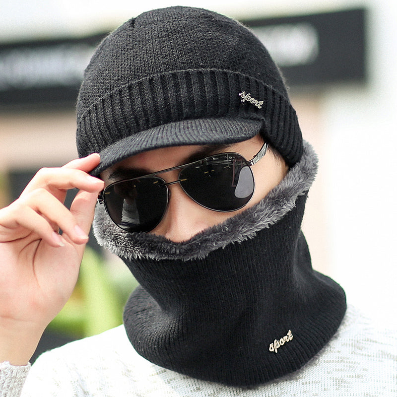 Men's Knitted Beanie Winter | Warm Ear Protection Comfortable