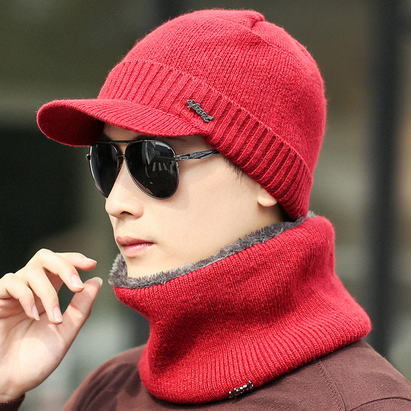 Men's Knitted Beanie Winter | Warm Ear Protection Comfortable