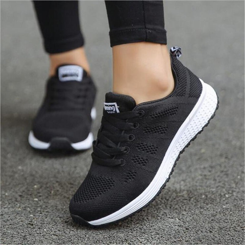 Damen Outdoor Sneaker – Atmungsaktive Tennis Freizeit Schuhe