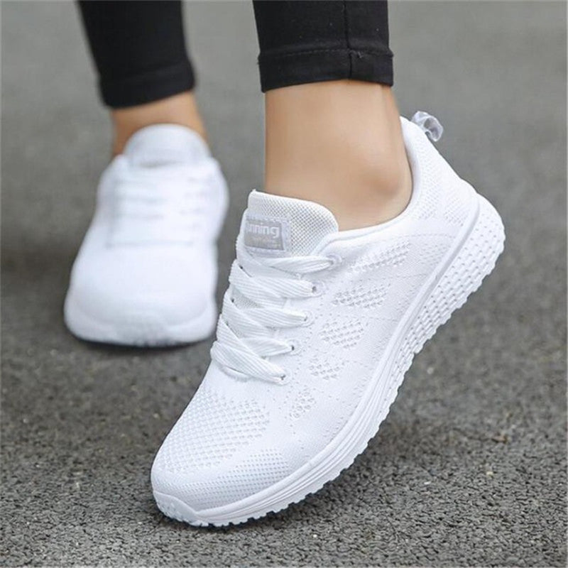 Damen Outdoor Sneaker – Atmungsaktive Tennis Freizeit Schuhe