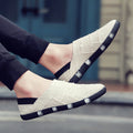 Men's Linen Sneakers | Lightweight Breathable Korean Style
