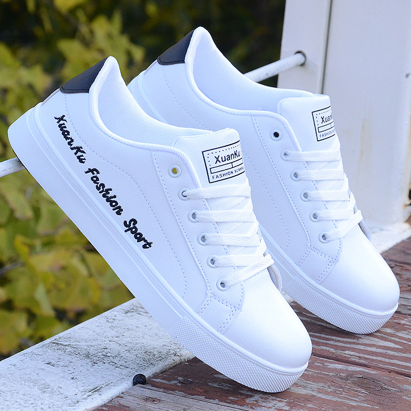 Men's White Sneakers | Trendy Sporty Casual Shoes