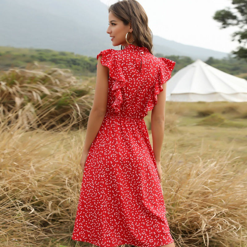 Elegant Chiffon Maxi Dress – Flowy Summer Dress for Women