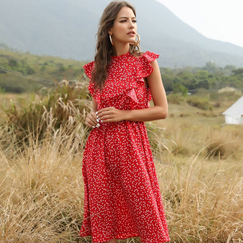 Elegant Chiffon Maxi Dress – Flowy Summer Dress for Women