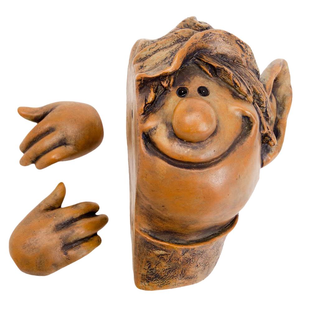 Garten Elf Baumfigur – Lustige Resin Baum Deko für Garten & Hof