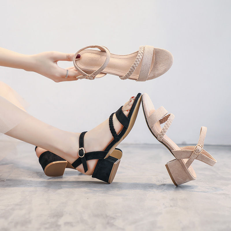 Women's Chunky Heel Sandals | Elegant Comfortable Summer Shoes
