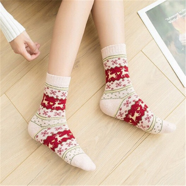 Women's Rabbit Wool Socks | Warm Cuddly Socks Winter